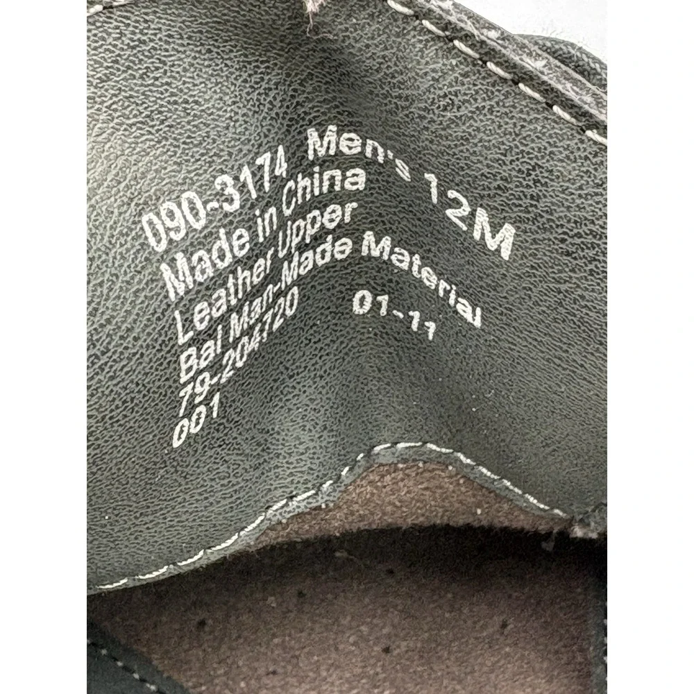 Dockers black leather